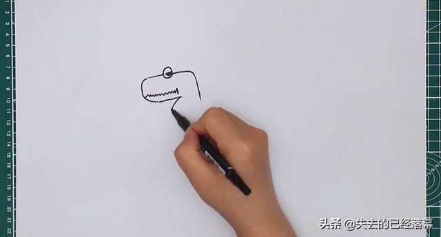 画一只最可怕的霸王龙（画一只最可怕的霸王龙简笔画）